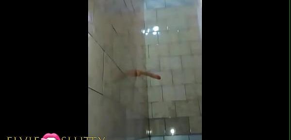  Dick on the wall fuck in the shower